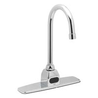 ZURN Bathroom Sensor Faucet: AquaSense®, Brass, Chrome Finish, Single-Post, Hardwired, Aerated, NPSM (MPN Z6920-XL-ACA). Key specifications — Brand: ZURN; Includes: In-Line Filter; Series: AquaSense®.