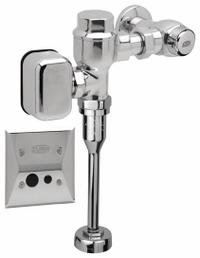 ZURN Automatic Flush Valve: Metroflush®, 1 gpf Gallons per Flush, Electric, 11 1/2 in Rough-In, Top (MPN ZEMS6203-WS1-YB-YC). Key specifications — Spud Location: Top; Brand: ZURN.
