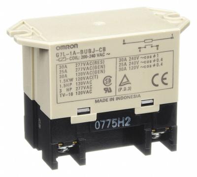 OMRON Enclosed Power Relay: Surface (Top Flange) Mounted, 30 A Current Rating - Surface-Mounted Relays