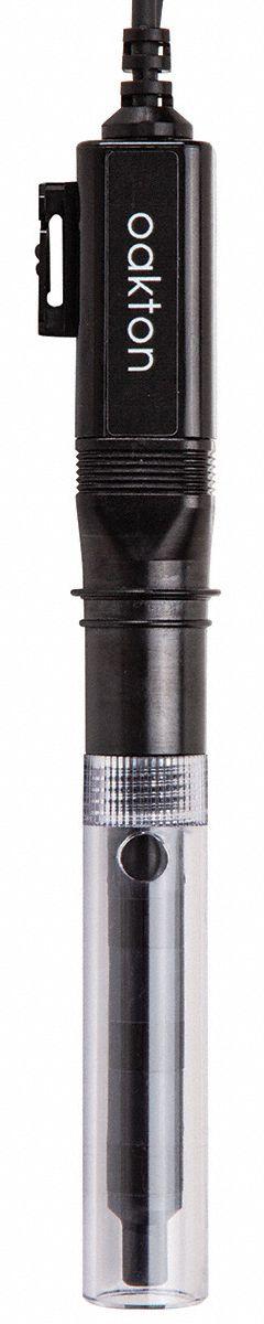 OAKTON Electrode: 35660-58, Conductivity, 0.1 mS/m to 10 S/m, Cylindrical, 1 m Cable Lg, BNC/Phono. Key specifications — Manufacturer Part Number: 35660-58; Product Type: Electrode; Connection Type: BNC; Test Parameters: Conductivity; Tip Shape: Cylindrical; Material: Polycarbonate; Range: 0.1 mS/m to 10 S/m.