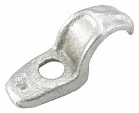 Conduit & Pipe Clamp: 1 1/4 in Trade Size, Iron, IMC/RMC (MPN 1305). Key specifications — Manufacturer Part Number: 1305; Color: Gray; Compatible Conduit Trade Size: 1-1/4 in; Compatible Conduit Type: IMC; RMC; Compatible Nominal Conduit/Pipe Size: 1-1/4 in; Compatible Pipe Size: 1-1/4 in; Finish: Electroplated.