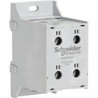 SCHNEIDER Enclosed Power Distribution Block: Finger-Safe, Lug, Lug (MPN NSYEBAP25622). Key specifications — Mounting Type: Surface; Brand: SCHNEIDER; For Conductor Material: Aluminum.