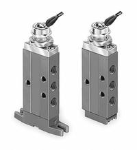 PARKER Manual Air Control Valve: DirectAir 2, Four-Way / Two-Position, Toggle, 1/8 in Female NPT (MPN 410811000). Key specifications — attr1084737: Aluminum; attr1084764: Manual Air Control Valve; attr1084778: Spool; attr1084767: DirectAir 2; attr1084731: 410811000; attr1084739: PARKER; attr1084765: Spring Return; attr1084768: DirectAir 2.