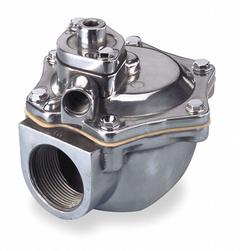 REDHAT Solenoid Valve: 2-Way, Normally Closed, 1 in Pipe Size, Dust Collector, Aluminum Body (MPN 8353C035). Key specifications — Nominal Pipe Size: 1 in; Brand: REDHAT.