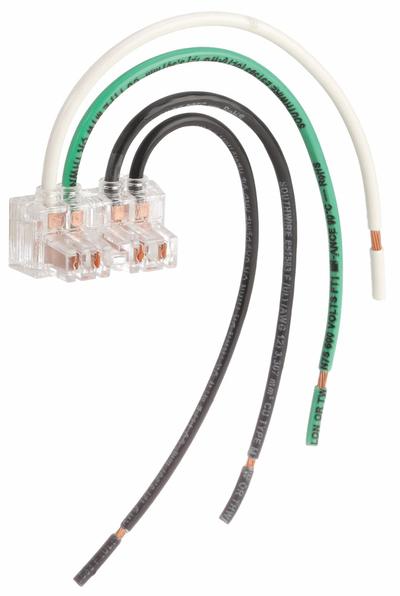 HUBBELL Switch Wiring Module: SNAPconnect(R) II, 120/277V AC, 15 A_20 A, 3 Wire - Snap-In Wiring Modules