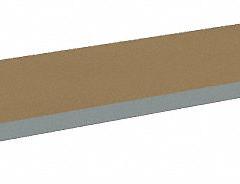 TENNSCO Shelf: 36 in x 15 in, 850 lb Load Capacity, Particleboard, Gray, Shelf (MPN ZAESH-3615D). Key specifications — Decking Material: Particleboard; Includes: (2) Beams; Decking Finish: Unfinished; Shelf Configuration: Single Straight; Color: Gray; Frame Material: Steel; Brand: TENNSCO; Frame Finish: Zinc Plated.