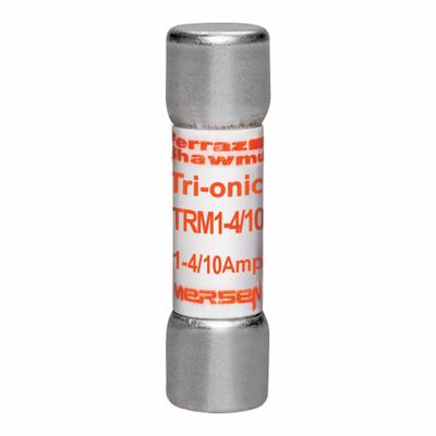 MERSEN Fuse: TRM Series, Midget, Time-Delay, 1.4 A, 250 V AC, 13/32 in x 1 1/2 in - Time-Delay Cylindrical Fuses