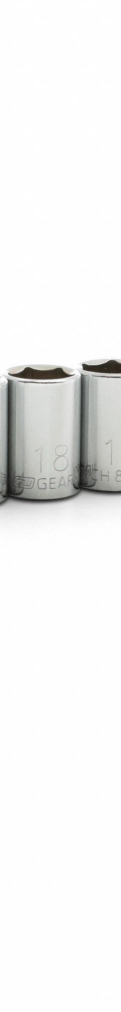 GEARWRENCH Socket Set: 1/2 in Drive, 13 Piece, 6-Point, Metric, 12 mm to 24 mm (MPN 80702). Key specifications — attr1224269: 1/2 in; attr1204685: Not Tether Capable; attr1204650: 12 mm to 24 mm; attr1204673: Socket Bits Not Included; attr1204688: GEARWRENCH; attr1224230: Friction; attr1224354: No Thin Wall; attr1206170: Standard Sockets.