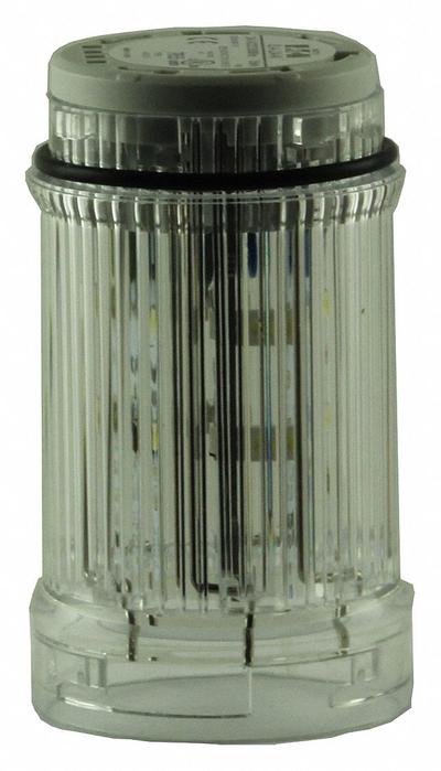 EATON Tower Light Module: Flashing, 110/120V AC, White, 43 mm Overall Dia, 3 in Overall Ht - Flashing Light Modules