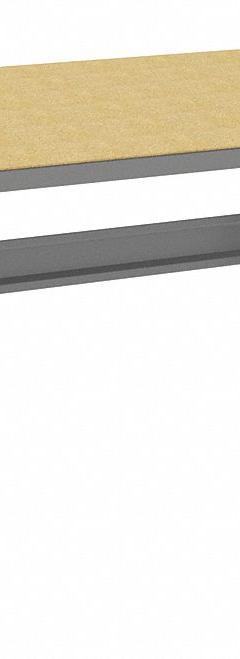 TENNSCO Workbench: Adj Ht, Particleboard, 72 in x 36 in, 1,800 lb Overall Load Capacity, Gray (MPN WBA-1-3672SHB). Key specifications — Brand: TENNSCO.