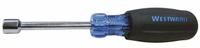 WESTWARD Hollow Round Shank Nut Driver: Straight, SAE, Without Magnetized Tip, Std, 1/4 in Tip Size (MPN 10J288). Key specifications — attr1214485: Round; attr1214505: WESTWARD.