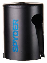 SPYDER Hole Saw: 7/8 in Saw Dia., 1 Teeth per Inch, 2 in Max. Cutting Dp, 3/8"-20 Thread Size (MPN 600005CF). Key specifications — attr1098070: 1; attr1098087: SPYDER; attr1098073: 3/8"-20.