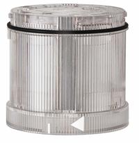 WERMA Tower Light Module: Steady, 120V AC, Clear, 70 mm Overall Dia, 2 5/8 in Overall Ht, 64918011. Key specifications — Brand: WERMA; Compatible with Series: KombiSIGN 71; Lens Color: Clear; Operating Voltage: 120V AC; Manufacturer Part Number: 64918011.