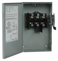 EATON Safety Switch: Non-Fusible, 100 A, Three Phase, 240V AC, Galvanized Steel, Indoor (MPN DG323UGB). Key specifications — attr867131: EATON.