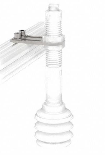 PIAB Mounting Brackets: M16 Compatible Vacuum Assembly Thread Size - Mounting Brackets for Extruded Profile Systems