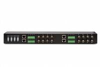 GEM BY TRIPLETT 5 MP Video Hub,16 Position: 16 Ports, Black, RJ45 Female, 4 3/8 in Overall Ht, 5e (MPN HDHUB-16P). Key specifications — attr931089: 5e; attr931087: GEM BY TRIPLETT; attr931088: Black; attr931090: RJ45 Female; attr931093: Built-In TVS for Surge Protection; attr931102: Video Hub.