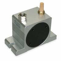 DAYTON Pneumatic Vibrator: 1,718 lbf, 14,500 vpm, 3/8 in NPT, 67 dBA, Aluminum, Continuous (MPN 1DYP9). Key specifications — attr671163: 67 dBA; attr671170: 771 lbf @ 30 psi; attr671165: 12,500 vpm @ 60 psi; attr671184: 3/8 in; attr671185: NPT; attr671192: BSPP; attr671193: 3/8 in; attr671175: DAYTON.