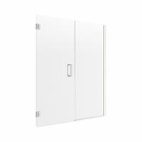 FOREMOST Shower Door: 46 1/2 in Min. Door Wd, 48 in Max. Door Wd, 74 in Overall Ht, Frameless (MPN MRHG4874-CL-BN). Key specifications — Brand: FOREMOST; Door Frame Finish: Brushed Nickel.