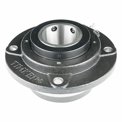 TIMKEN Flange Mount Bearing: Tapered Roller, 1 1/4 in Bore, Cast Iron, Concentric Collar - Flange-Mount Tapered Roller Bearings