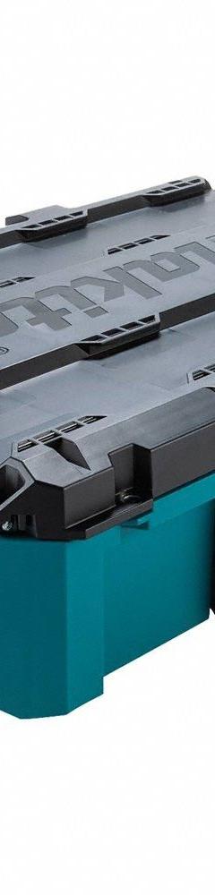 MAKITA Tool Box: Teal, Latch, 1,123 cu in Storage Capacity - Max, 75 lb Load Capacity - Max (MPN T-90037). Key specifications — attr1145368: MAKITA; attr1145369: Teal; attr1145370: Latch.