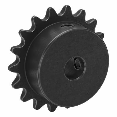 TRITAN Roller Chain Sprocket: 25, For 1/4 in Chain Pitch, 5/16 in Bore Dia, 18 Teeth - Size 25 Fixed-Bore Roller Chain Sprockets