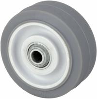 APPROVED VENDOR Caster Wheel: 3 in Wheel Dia., 1 1/4 in Wheel Wd, Rubber, 200 lb Load Rating, Gray (MPN 2RYW6). Key specifications — Wheel Core Material: Plastic; Wheel/Tread Color: Gray; Brand: APPROVED VENDOR.