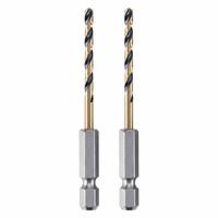 DEWALT Hex Shank Drill Bit: 1/8", 135° Split Point, Black & Gold HSS, Impact Rated, 2 PK (MPN DWA5008). Key specifications — attr1234973: Impact Rated; attr1234966: DEWALT; attr1234978: 0.1250.