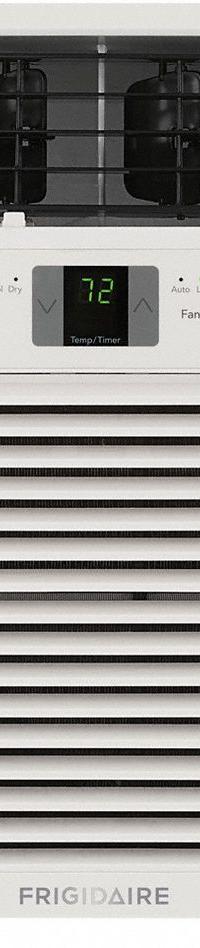 FRIGIDAIRE Window Air Conditioner: 400 sq ft – 450 sq ft, 10,000 BtuH, 115V AC, 5-15P, Cooling Only (MPN FHWC103TC1). Key specifications — Brand: FRIGIDAIRE; Combined Energy Efficiency Ratio (CEER) Rating: 10.9; Voltage: 115V AC; NEMA Plug Configuration: 5-15P; Special Features_Broad: Remote Control.