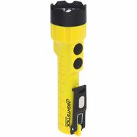 NIGHTSTICK General Purpose Handheld Flashlight: 350 lm, 6 hr Run Time at Max. Brightness, Yellow (MPN NSP-2424YMX). Key specifications — Brand: NIGHTSTICK; Battery Requirements - Broad: Includes 3 AA.