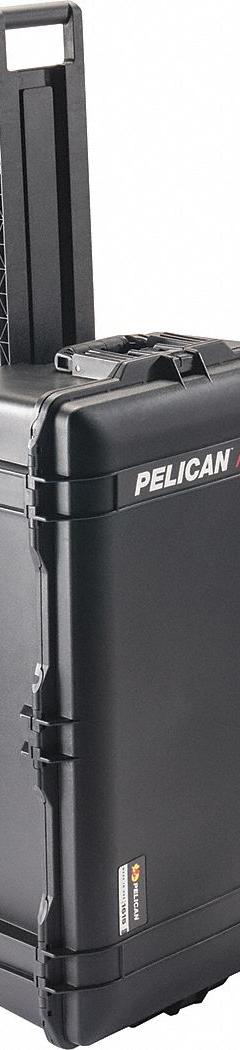 PELICAN Protective Case: 15 1/2 in x 29 5/8 in x 9 3/8 in Inside, Convoluted/Pick and Pluck/Solid (MPN 1615AIR). Key specifications — Closure Type: Double Throw; Brand: PELICAN; Carry-On Size: No.