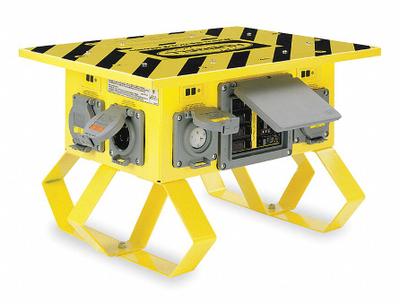HUBBELL WIRING DEVICE-KELLEMS Power Distribution Box: Single Phase, 125/250V AC - Power Distribution Boxes