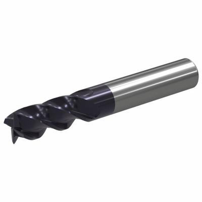 WIDIA Square End Mill: Carbide, TiAlN Coated, 4 Flute, 10 mm Mill Dia, 22 mm LOC - Fast-Cutting Carbide Square End Mills for Steel & Cast Iron