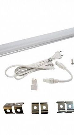 LED Cove Light Fixture: 18 in Lg, 436 lm, 3000K, 5.9 W, Plug-In, Silver, Aluminum, 1 in Ht, 120V AC (MPN ZX515-CL-HL-WW-9). Key specifications — attr1262778: 120V AC; attr1262749: Plug-In; attr1262754: Integrated LED; attr1262758: Aluminum; attr1262760: Yes; attr1262765: LED; attr1262776: High/Low; attr1262780: 3000K.