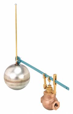 KECKLEY Float Valve Assembly: For Water Media, Straight Valve Body, Cylindrical, Horizontal Piping (MPN 17SG/BB). Key specifications — Mounting: Horizontal Piping; Arm Adjustability: Adjustable; Brand: KECKLEY; Flow Rate: 84 gpm @ 40 psi; For Media: Water; Rod Thread: 5/16"-18; Valve Series: 7; Valve Body Style: Straight.