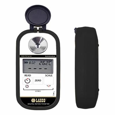 LAXCO, INC Refractometer: Brake Fluids, +/-5°C, Auto, Digital, 1 in Overall Dp - Digital Handheld Refractometers