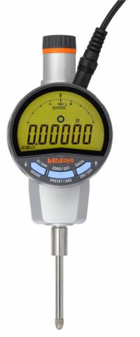 MITUTOYO Digital Indicator: 0 in to 2 in /0 mm to 50.8 mm, Inch/Metric, ±0.00016 in Accuracy, IP40 (MPN 543-854A). Key specifications — attr1184065: MITUTOYO; attr1184072: ±0.00016 in; attr1184077: Wireless with Transmitter; attr1184084: 2.32 in.