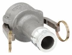 Cam and Groove Adapter: 250 psi Max. Working Pressure @ 70 F, 5 11/16 in Overall Lg, Nitrile (MPN 1510DAAL). Key specifications — Fitting Type: Female Coupler x Male Adapter; Gasket Material: Nitrile; Brand: DIXON VALVE & COUPLING.