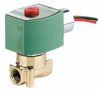 REDHAT Solenoid Valve: 2-Way, Normally Closed, 1/4 in Pipe Size, 24V DC, High Flow - 2-Way/2-Position, Normally Closed Solenoid Valves