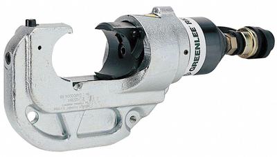 GREENLEE Remote Powered Crimping Head: U-Die, 750 kcmil Max Copper, 750 kcmil Max Aluminum - Cable Crimping Heads
