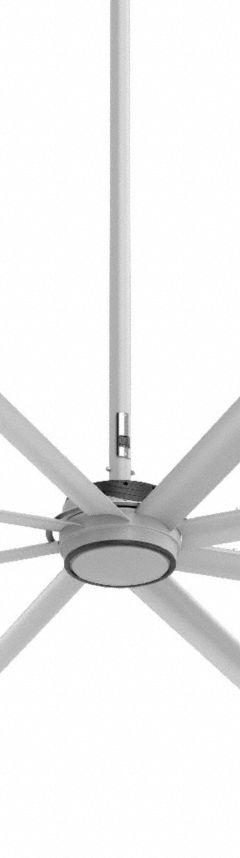 BIG ASS FANS Ceiling Fan: 48,971 cfm Airflow, 12 ft Blade Dia, Variable Speeds, 200 to 240V AC (MPN FES21202A384Q141V46). Key specifications — Voltage: 200 to 240V AC; Light Kit: No; Number of Speeds: Variable; Phase: Single; Brand: BIG ASS FANS.