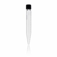 KIMBLE Centrifuge Tube: 100 mL, Centrifuge Tube, 37 mm Body Dia, 203 mm Overall Ht, Colorless (MPN 45246-100). Key specifications — Graduated: Yes; Includes Closure: Yes; Body Color: Colorless; Brand: KIMBLE; Bottom Shape: Conical.