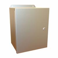 HAMMOND Electrical Enclosure: Stainless Steel, 10 in x 8 in x 6 in, NEMA 12/13/3R/4/4X, w/Panel (MPN EJ1086SS). Key specifications — Brand: HAMMOND; Closure Method: Latches; Enclosure Material: Stainless Steel; Knockouts: Not Included; Includes Inner Panel: with Inner Panel Included.