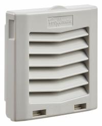 HOFFMAN Exhaust Grill and Filter: For Easy Filter Repl, Plastic, 4.42 in x 4.44 in (MPN HG0400404). Key specifications — Finish: Matte; Brand: HOFFMAN; Accessory Type: Exhaust Grill and Filter; Application: For Easy Filter Replacement; Features: Grilles Open With the Flick of a Finger and Remain Attached After Opening for Easy Access to the Filter; Material: Plastic.