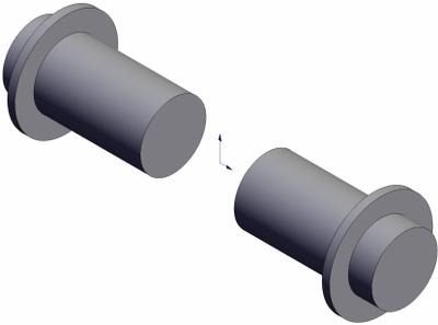 SMC Mounting Bracket: Trunnion Mount Type, Fits 40 mm Bore Dia, Carbon Steel - Trunnion Mounting Pins