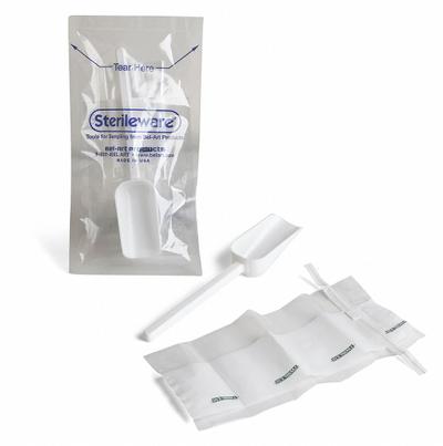 APPROVED VENDOR Sampling Scoop and Bag: Sterile, Polystyrene, 60 mL Capacity - mL, 2 fl oz Capacity - oz - Polystyrene Lab Scoops & Spoons