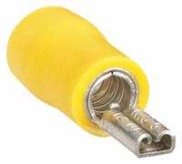 GRAINGER Wire Disconnect: Female Socket, Yellow, Vinyl, Partial Coverage, 12 AWG – 10 AWG Wire Size (MPN 24C909). Key specifications — attr1307035: GRAINGER; attr1307036: 24C909.