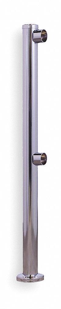 TURNSTILE Posts: Post, 38 1/2 in Overall Ht, 4 in Bar Dia, End Post (MPN 1013-S). Key specifications — Brand: TURNSTILE; Finish: Chrome; Product Type: End Post.