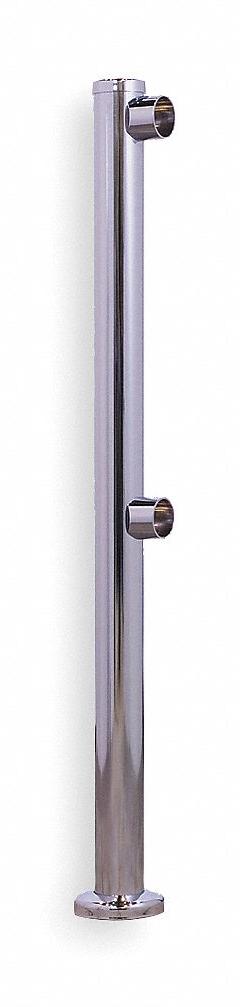 TURNSTILE Posts: Post, 38 1/2 in Overall Ht, 4 in Bar Dia, End Post (MPN 1013-S). Key specifications — Brand: TURNSTILE; Finish: Chrome; Product Type: End Post.