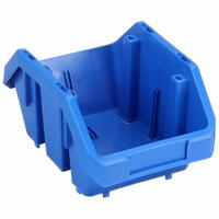 QUANTUM STORAGE SYSTEMS Cross-Stacking Bin: 6 5/8 in x 9 1/2 in x 5 in, Blue, Label Holder Included (MPN QP965BL). Key specifications — Electrostatic Discharge: Not Electrostatic Discharge Conductive; Brand: QUANTUM STORAGE SYSTEMS; % Recycled Content: 0%.