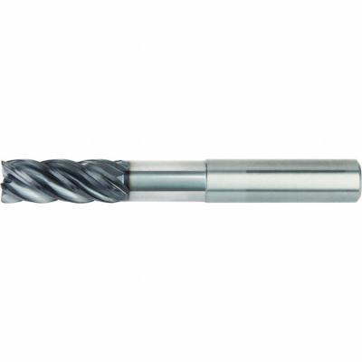 WIDIA HANITA: Carbide, AlTiN Coated, 5 Flute, 3/4" Mill Dia, 3-1/4" LOC - Fast-Cutting Carbide Corner-Radius End Mills for Stainless Steel & Super Alloys
